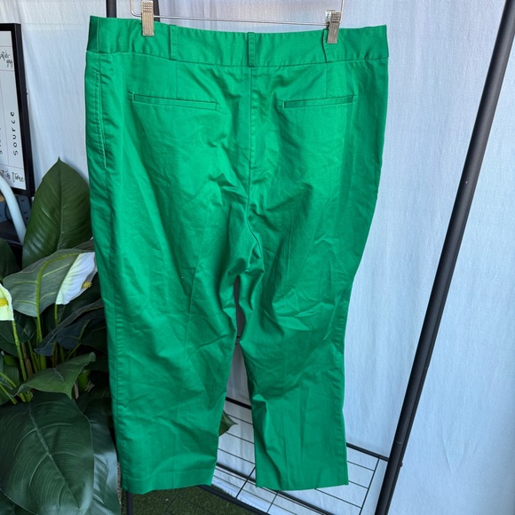 Liz Claiborne Kelly Green Slacks Trousers Business Casual Pants / Size 18W - Picture 4 of 5